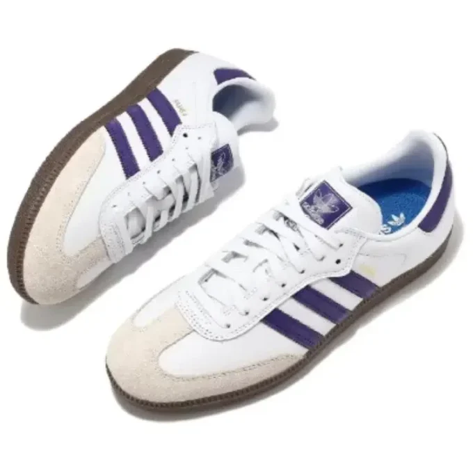 Adidas Samba Adv ”Cloud White Collegiate Purple Gold Metallic”