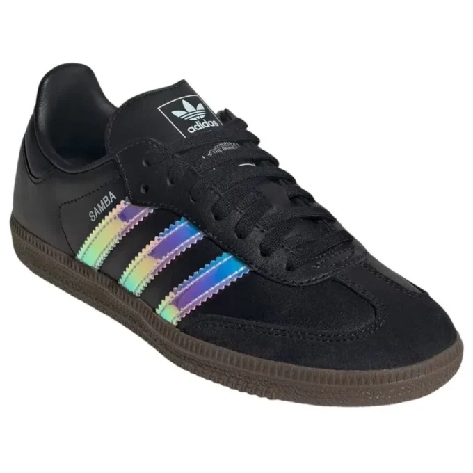 Adidas Samba ”Black Iridescent Stripes”