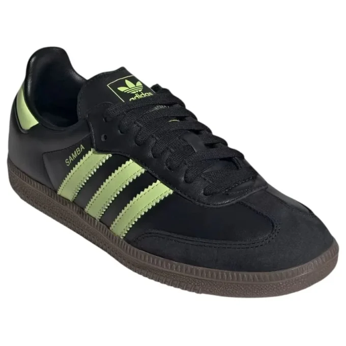 Adidas Samba ”Black Pulse Lime”