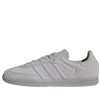 Adidas Samba ”Grey Two Crystal White Gold Metallic”