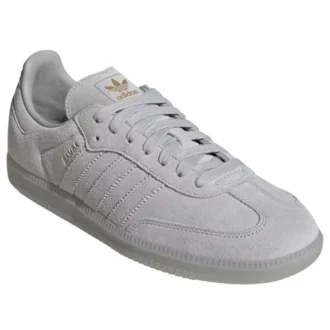 Adidas Samba ”Grey Two Crystal White Gold Metallic”