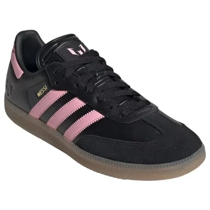 Adidas Samba Messi Indoor ”Black Gold Metallic Gum”