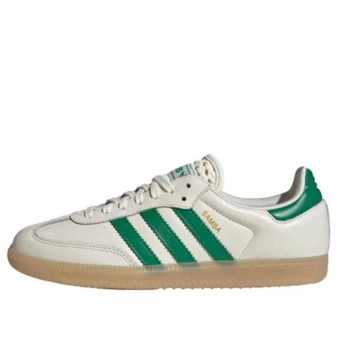 Adidas Samba ”off White Green Gold Metallic”