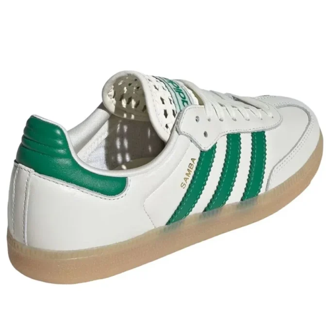 Adidas Samba ”off White Green Gold Metallic”