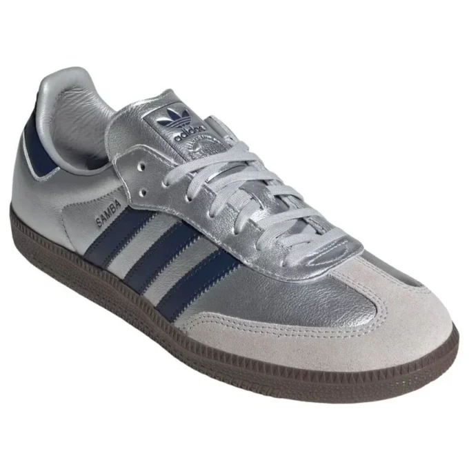 Adidas Samba OG ”Matte Silver Night Indigo Gum”