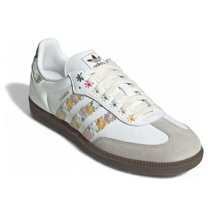 Adidas Samba OG Satin ”Floral Cloud White Clear Granite”