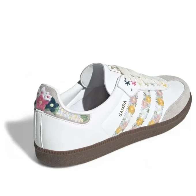Adidas Samba OG Satin ”Floral Cloud White Clear Granite”