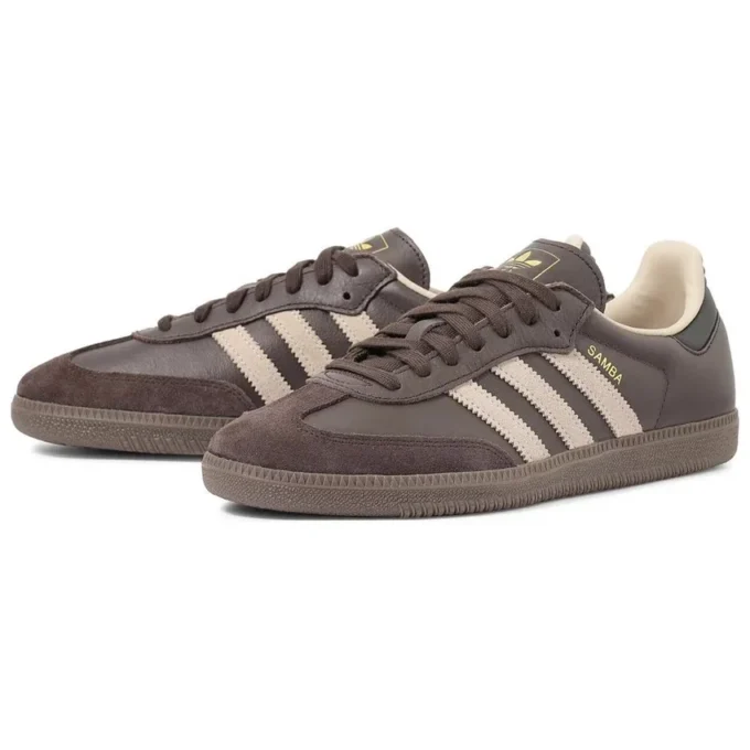 Adidas Samba OG ”Tummanruskea Beige Gum”