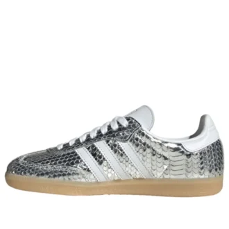 Adidas Samba Patent Snakeskin ”Silver Metallic”