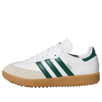 Adidas Samba Spikeless Golf ”Cloud White Collegiate Green Gum”