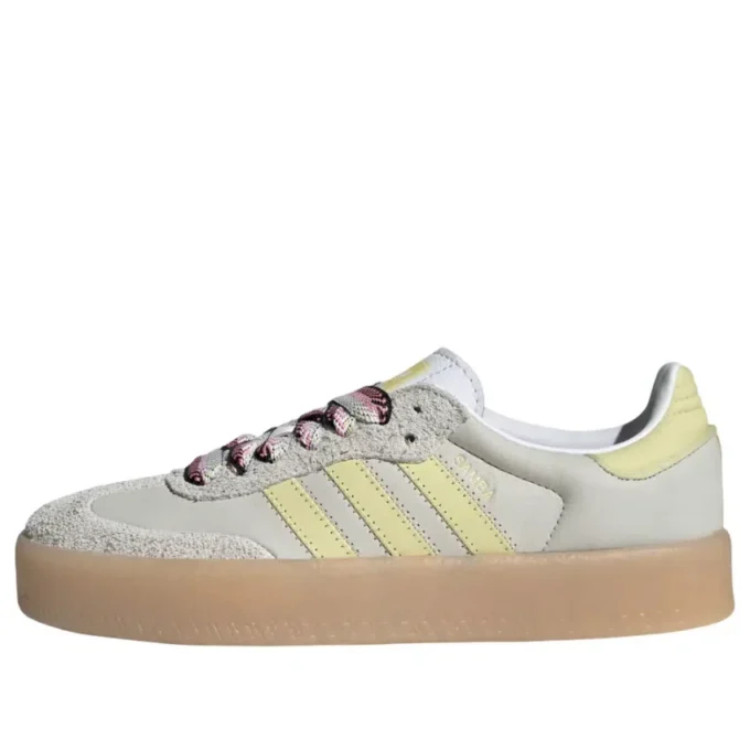 Adidas Samba ”White Grey Powder Yellow”
