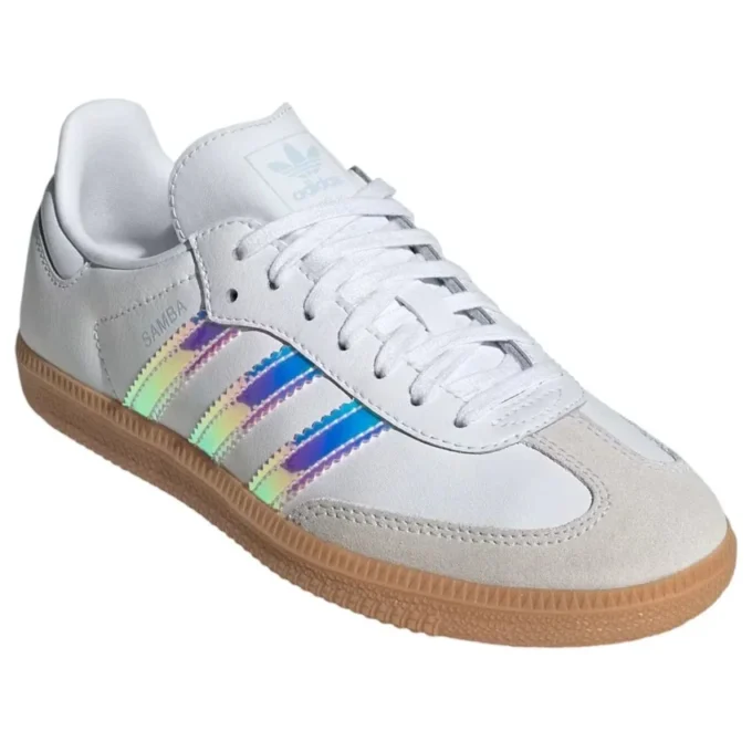 Adidas Samba ”White Iridescent Stripes”