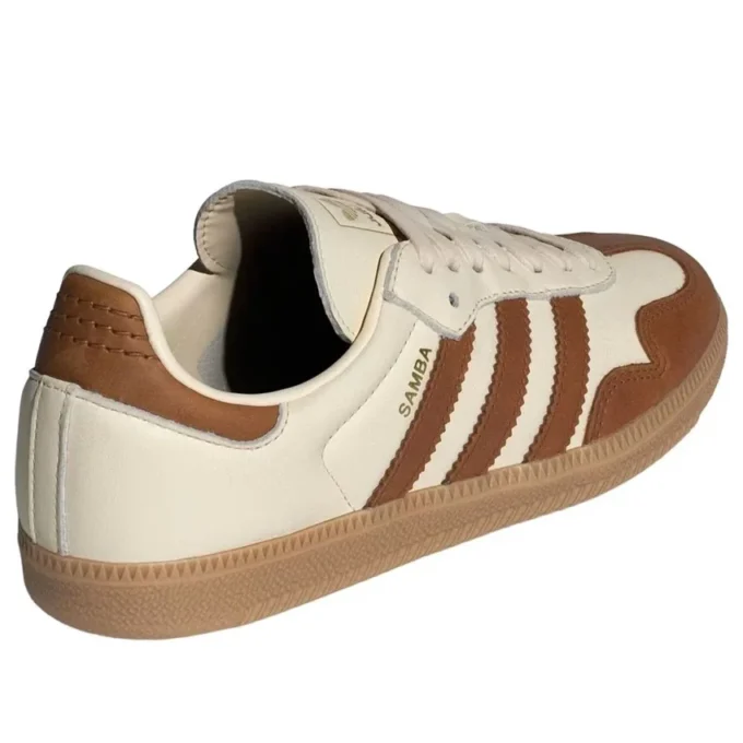 Adidas Samba ”Wonder White Dusky Bronze Gold Metallic”