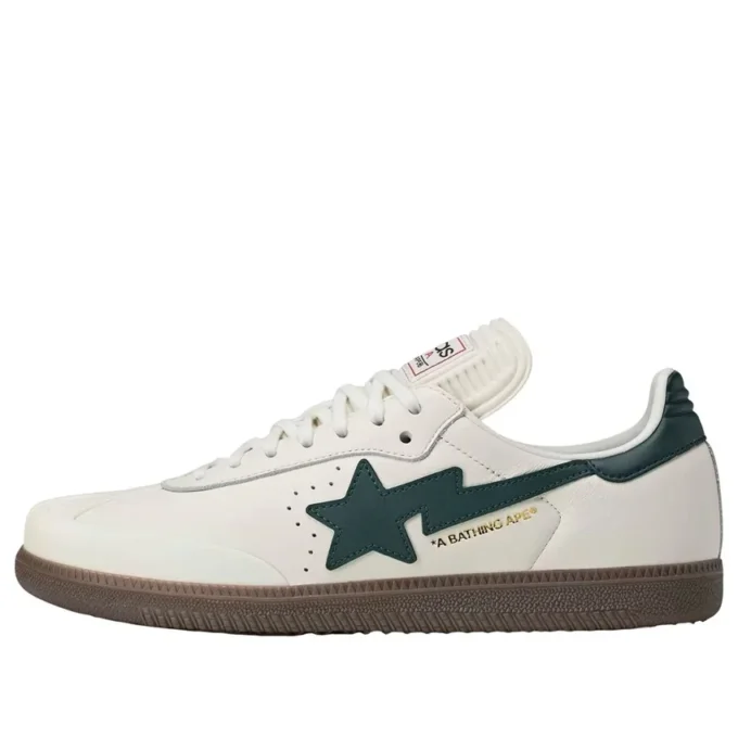 Adidas X a Bathing Ape Samba ”White Forest”