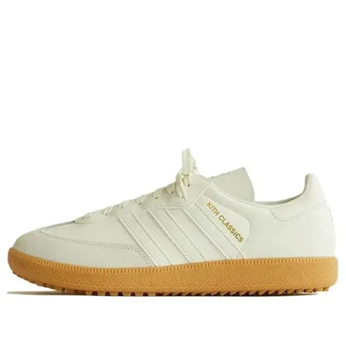 Adidas X Kith Samba Spikeless Golf ”White Gum”