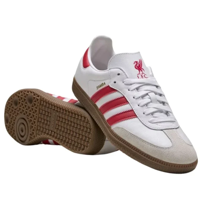 Adidas X Liverpool Fc Samba ”White Strawberry Red Gum”