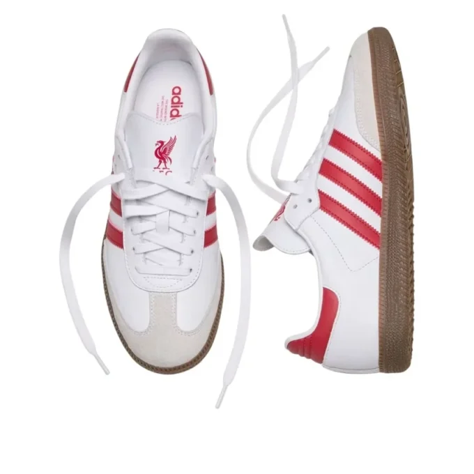 Adidas X Liverpool Fc Samba ”White Strawberry Red Gum”