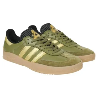 Adidas X Palace Samba Puig ”Focus Olive Metallic Gold”