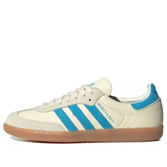 Adidas X Sporty & Rich Samba OG ”Beige Blue”